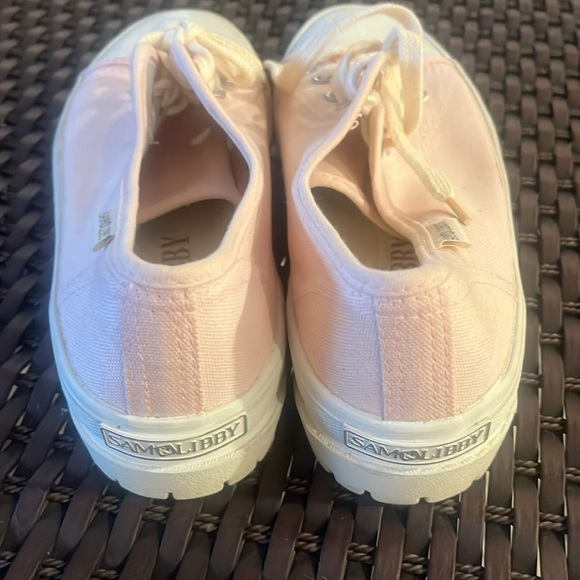 SAM AND LIBBY WOMEN'S pink chunky lace up SNEAKERS SIZE 8.5 - Picture 5 of 12